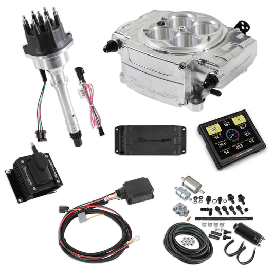 1958 Chevrolet Biscayne Sniper 2 EFI Bundle with HyperSpark Ignition System 550-510-3PK-SBC