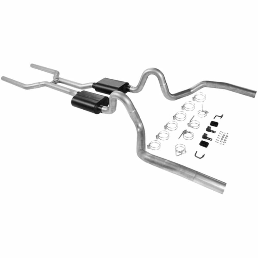 1968-72 Chevrolet Chevelle Crossmember-back Exhaust System Flowmaster American Thunder 17200