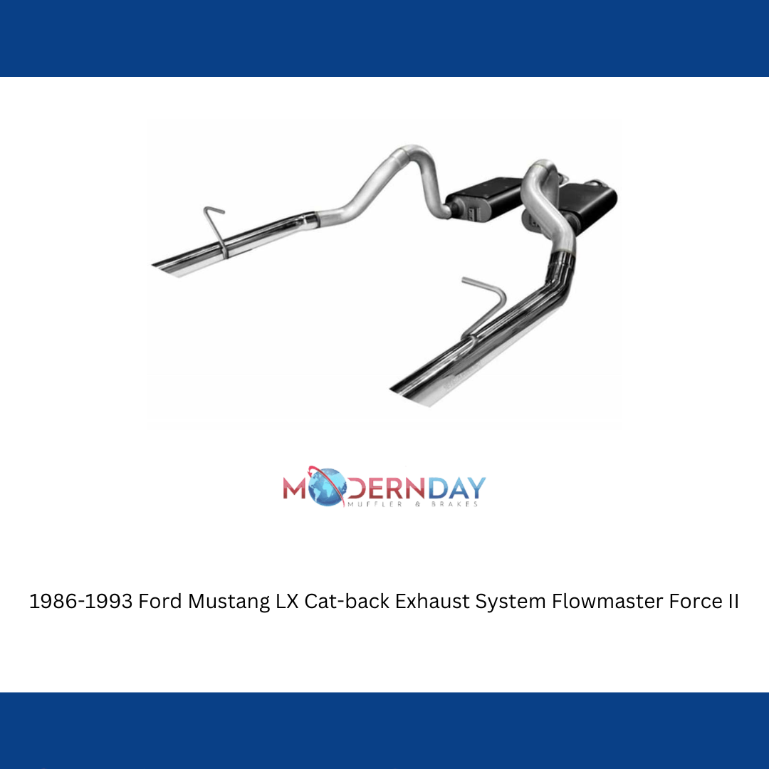 1986-1993 Ford Mustang LX Cat-back Exhaust System Flowmaster Force II 17203