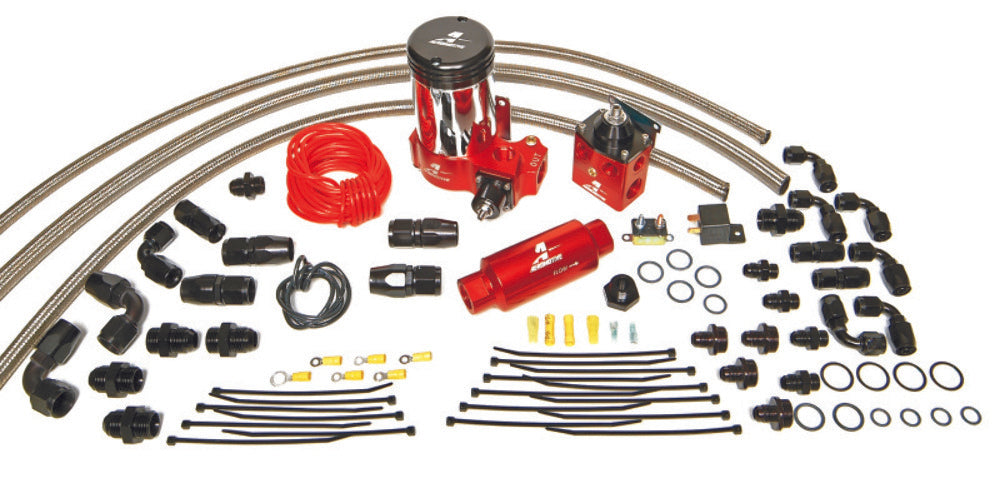 Aeromotive 17204 A2000 Carbureted Fuel System (dual carb) - Complete Fuel Systems Car Part People