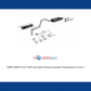 1994-1996 Ford F-250 Cat-back Exhaust System Flowmaster Force II 17211