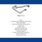 1995-1998 Chevrolet Silverado C1500 Downpipe and Crossover Kit Flowmaster Turbo