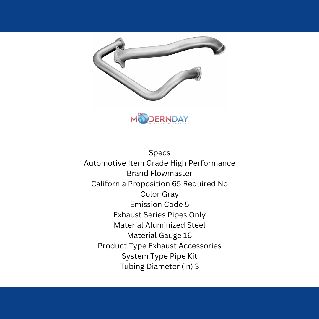 1995-1998 Chevrolet Silverado C1500 Downpipe and Crossover Kit Flowmaster Turbo