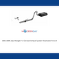 1991-1995 Jeep Wrangler YJ Cat-back Exhaust System Flowmaster Force II 17272