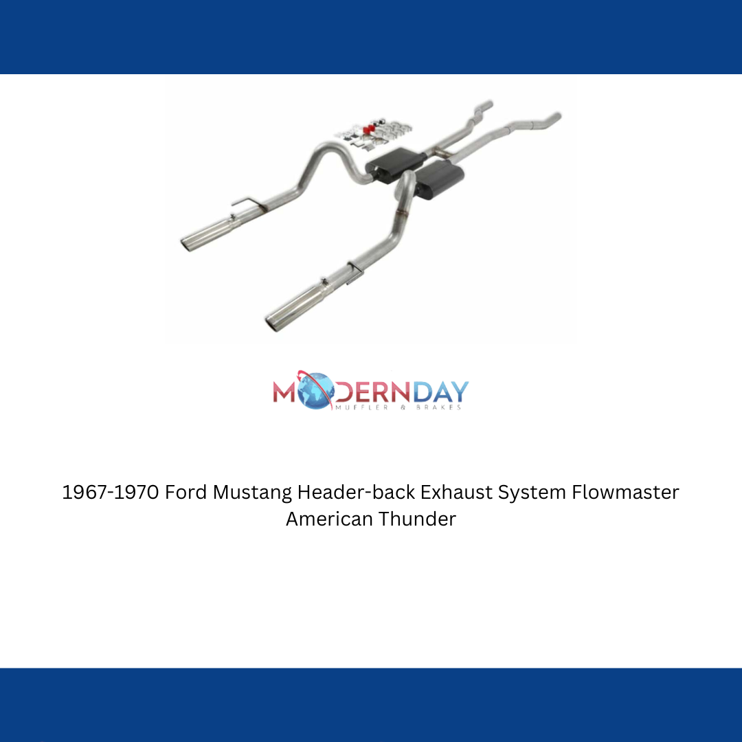 1967-1970 Ford Mustang Header-back Exhaust System Flowmaster American Thunder 17