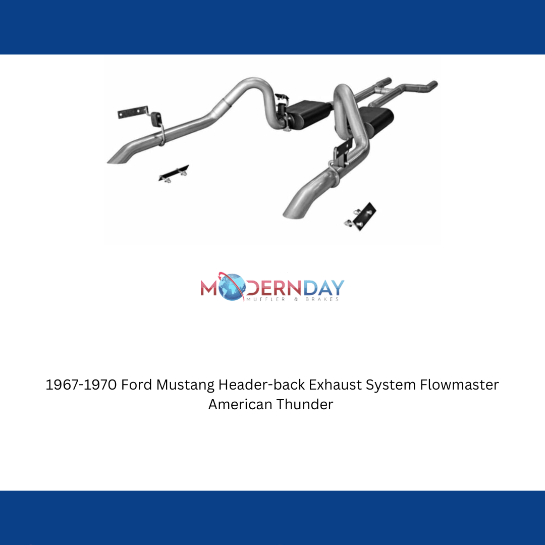 1967-1970 Ford Mustang Header-back Exhaust System Flowmaster American Thunder 17