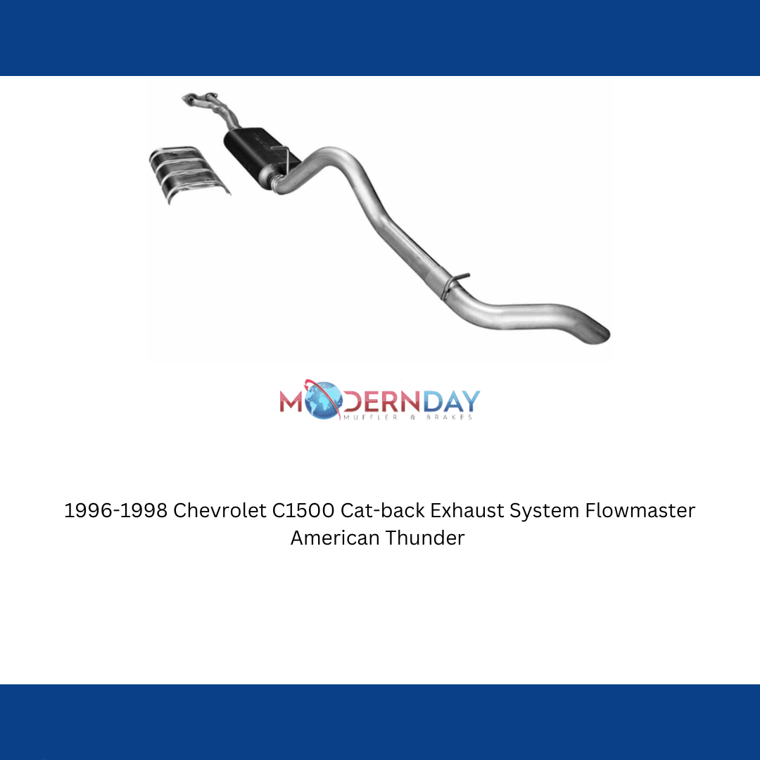 1996-1998 Chevrolet C1500 Cat-back Exhaust System Flowmaster American Thunder 17