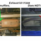 2001-2004 Chevrolet Silverado 2500 HD Cat-back Exhaust System Flowmaster American Thunder 17328