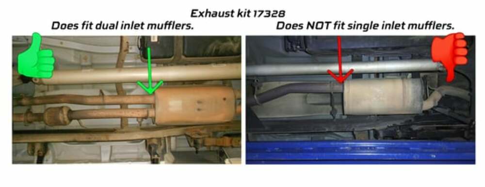 2001-2004 Chevrolet Silverado 2500 HD Cat-back Exhaust System Flowmaster American Thunder 17328