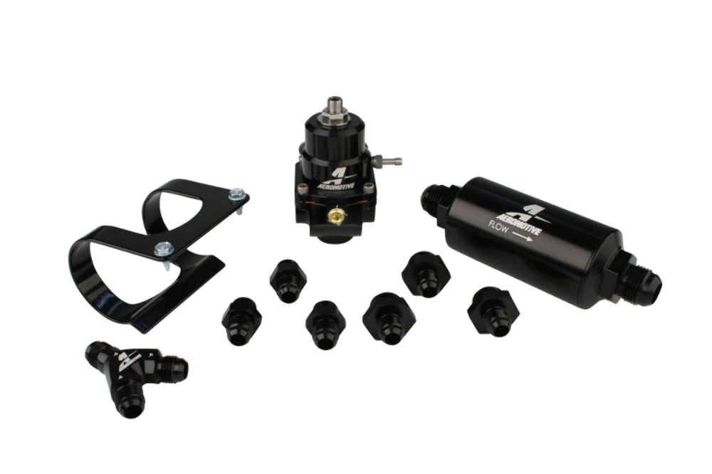 Aeromotive 17350 EFI Dual Rail Stealth Fuel System - Complete Fuel Systems Car Part People