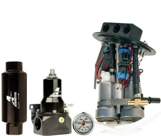 Aeromotive 17355 2011-2017 Mustang Drop-In Kits - Dual 450lph - Fuel Pump Car Part People