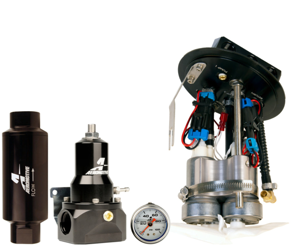 Aeromotive 17356 2011-2017 Mustang Drop-In Kits - Triple 450 lph - Fuel Pump Car Part People