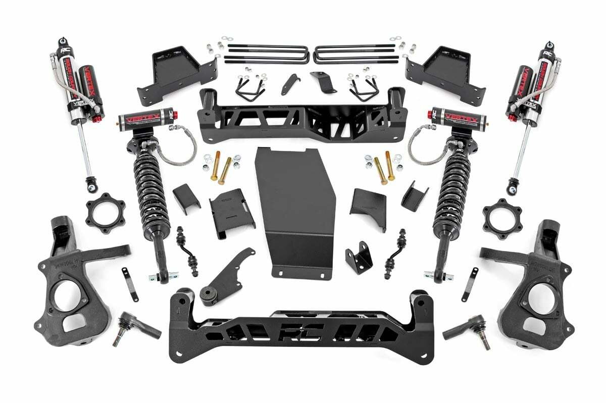 Fits Chevy/GMC 1500 (14-18 & Classic) 7" Lift Kit Alum/Stamp Steel Vertex 17450
