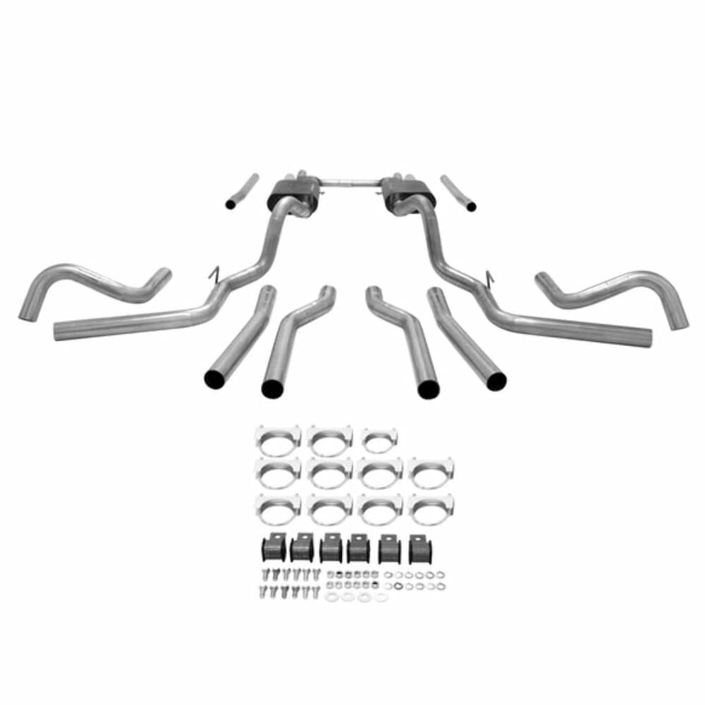1967-1972 Chevrolet C10 Header-back Exhaust System Flowmaster American Thun