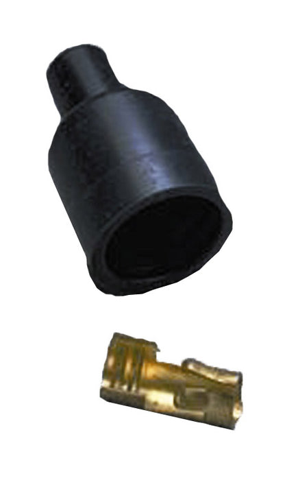 Spark Plug Wire Connector 8 - 10.4mm 180? 1 Black 46058