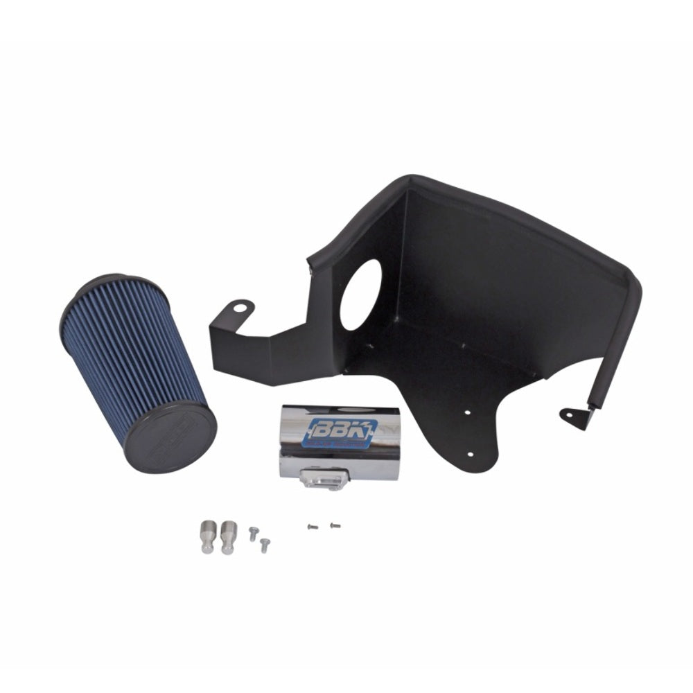 Fits 2010 Only Mustang GT Cold Air Induction Kit (Powder Chrome)-1773 - Car Part People