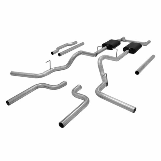 1973-1974 Chevrolet C10 Pickup Crossmember-back Exhaust System Flowmaster Americ