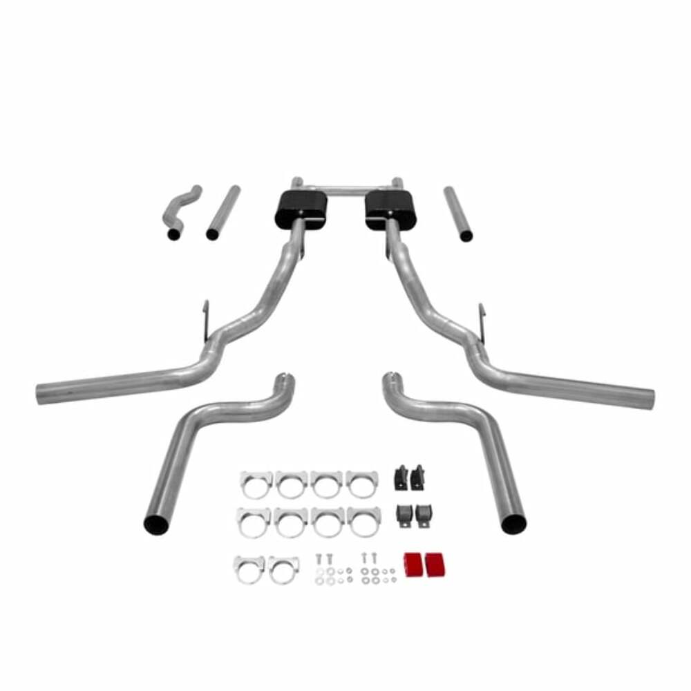1973-1974 Chevrolet C10 Pickup Crossmember-back Exhaust System Flowmaster Americ
