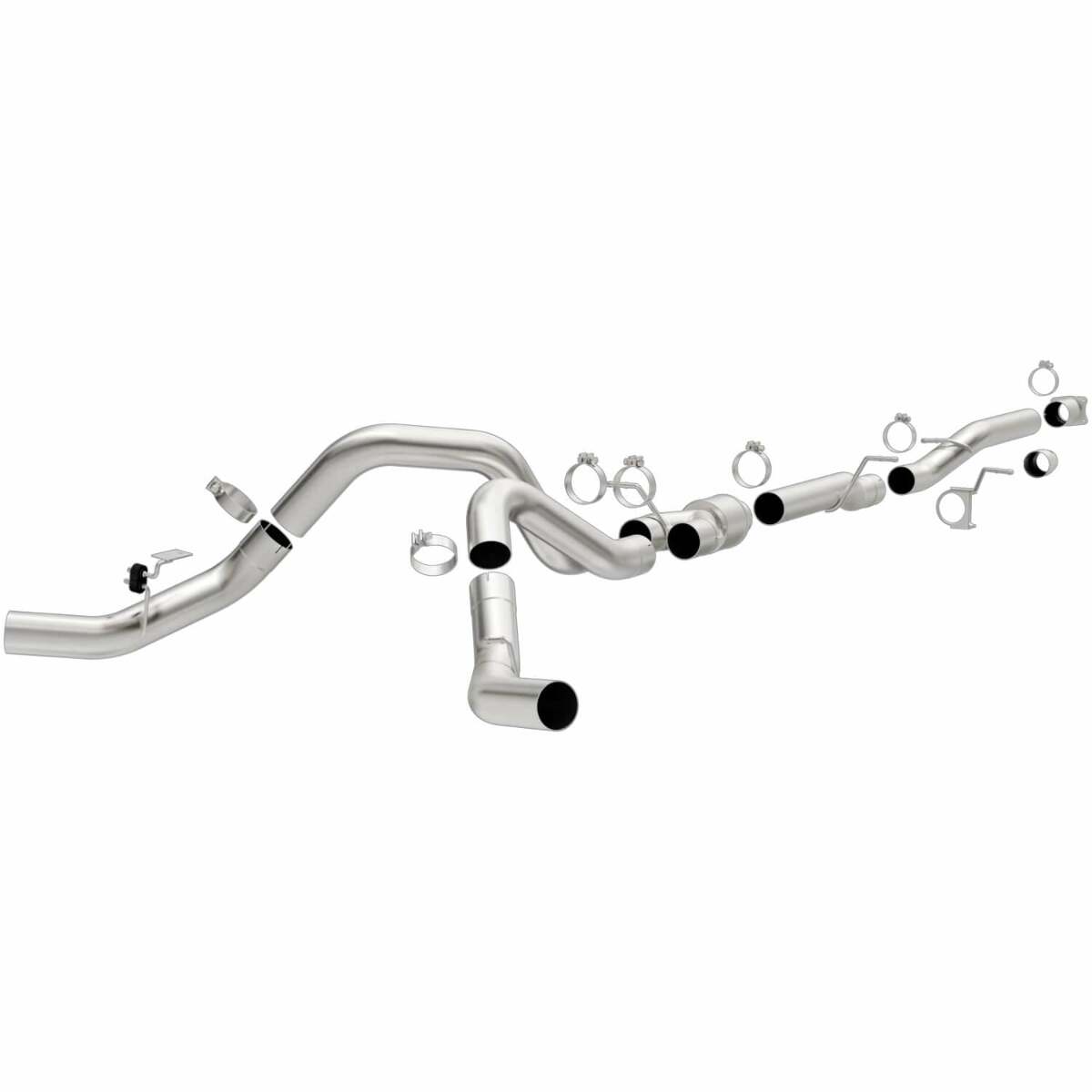 2001-07 Silverado 2500 HD 6.6L Street Series Stainless Cat-Back 17863 Magnaflow - Cat Back Exhaust Car Part People