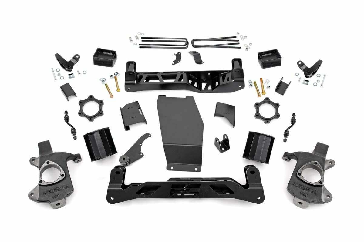 Fits GMC Sierra 1500 Denali (14-18) 5" Lift Kit Mag-ride Alu/Stamp Steel 17901