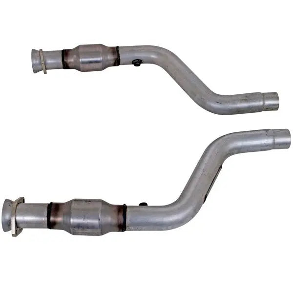 Fits 2005-10 Challenger 3.5L V6 2.5" Short Mid Pipe w/High Flow Converters 40551
