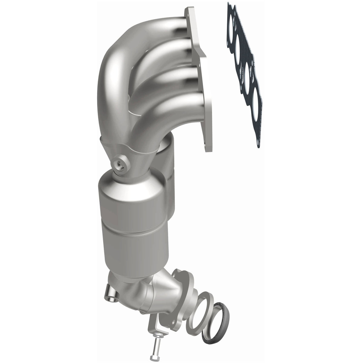 Catalytic Converter with Integrated Exhaust Manifold for HM Grade Federal / EPA Compliant Direct-Fit Manifold Catalytic