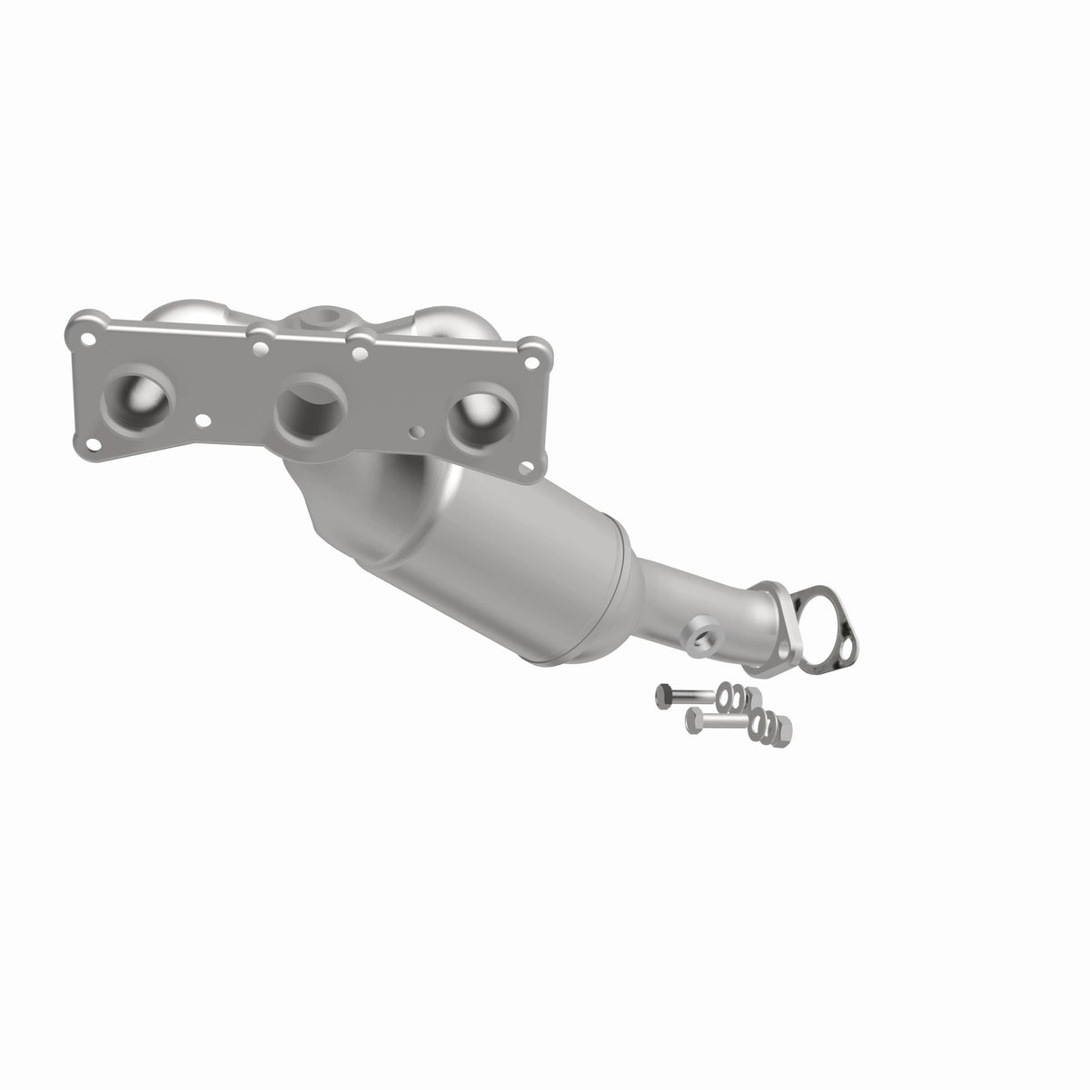 Catalytic Converter with Integrated Exhaust Manifold for HM Grade Federal / EPA Compliant Direct-Fit Manifold Catalytic