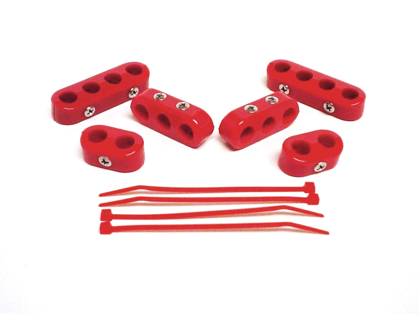 Spark Plug Wire Holder 7/8mm 6 Red 42720