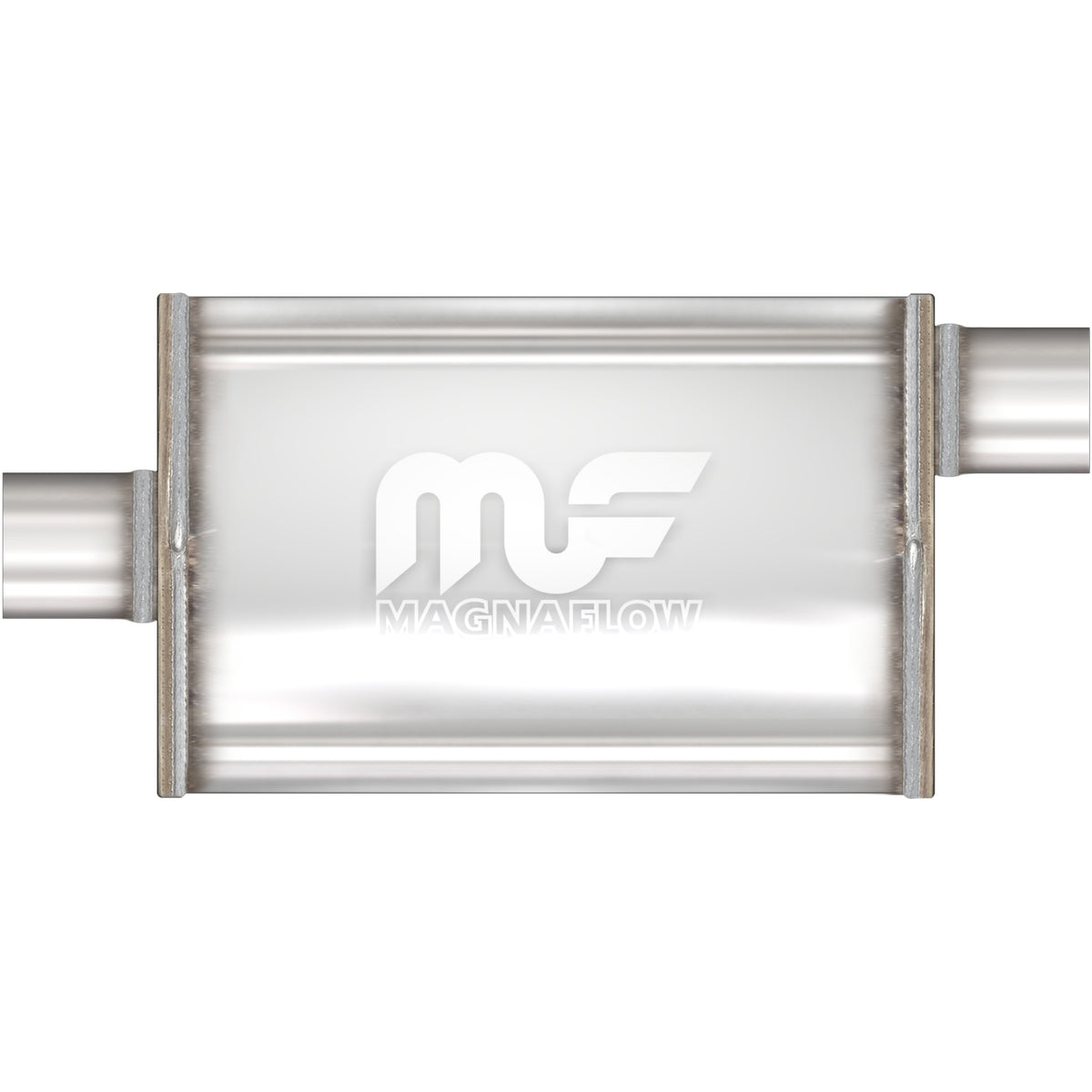 Exhaust Muffler for 4 X 9in. Oval Straight-Through Performance Exhaust Muffler MagnaFlow 14325
