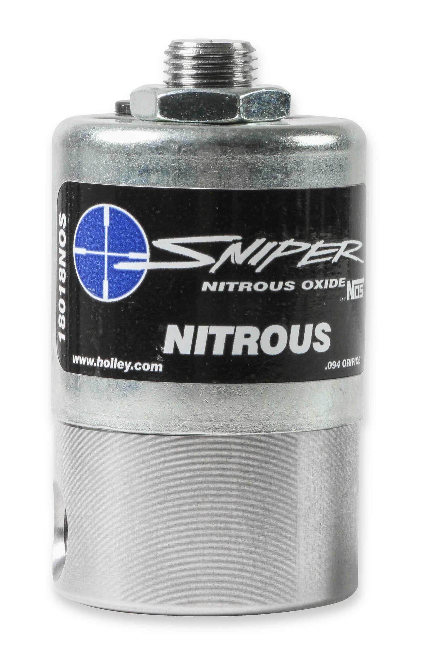 NOS 18018NOS Sniper Nitrous Solenoid 250 Max HP 1/4 NPT Inlet 1/8 NPT Outlet