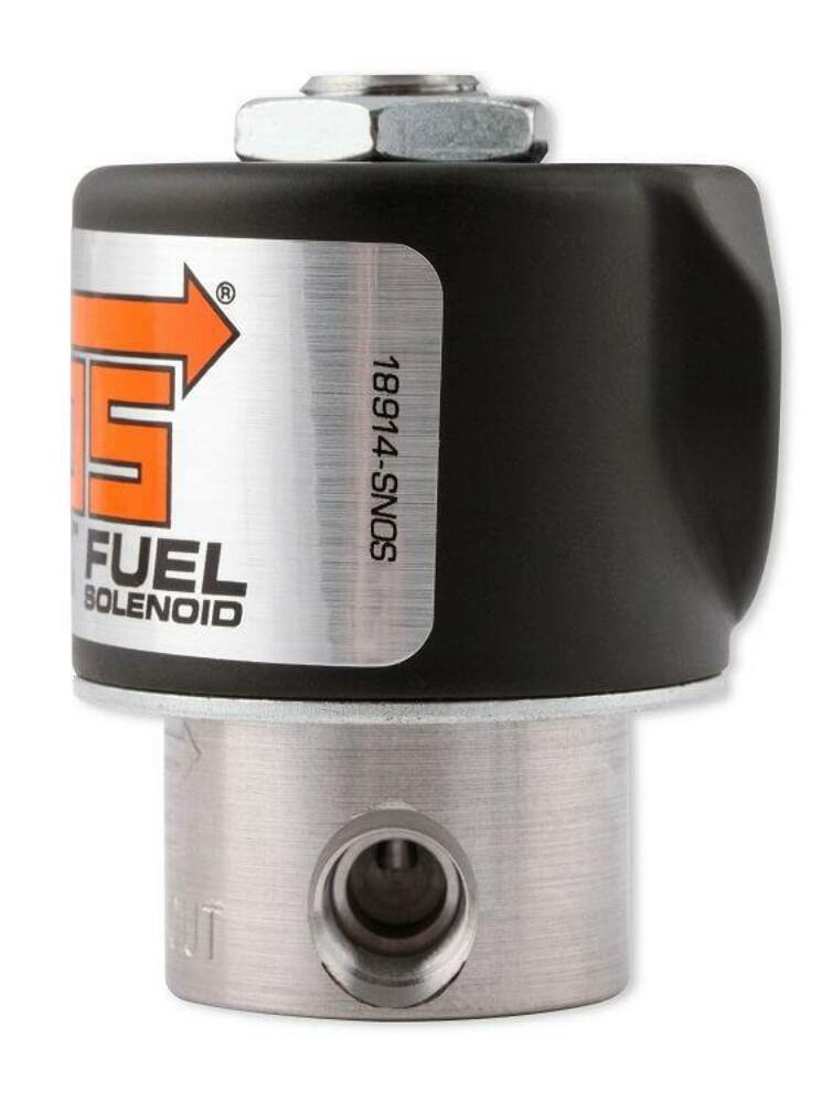 NOS Fuel Solenoid - Black - 18050BNOS