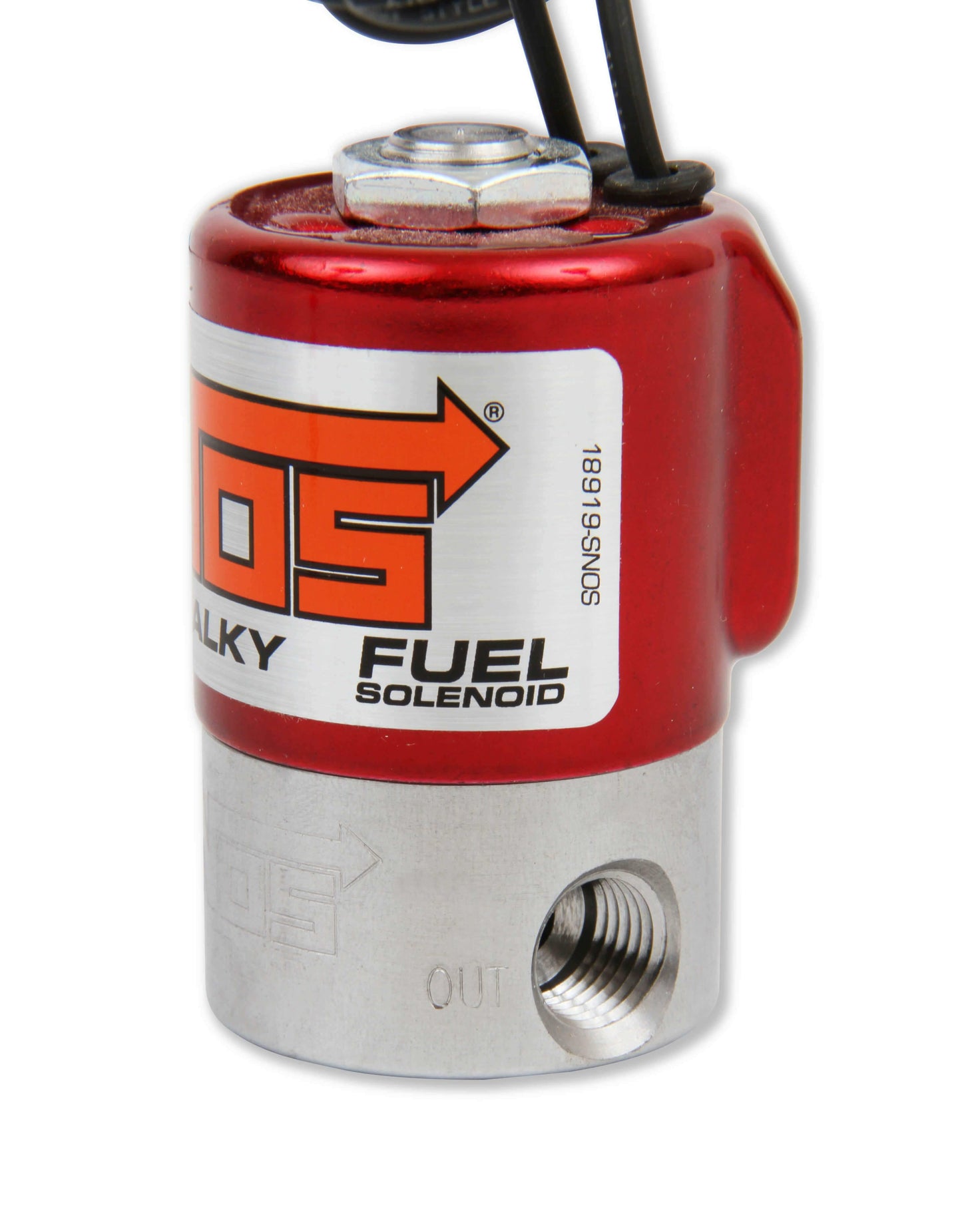 NOS 18060NOS NOS Fuel Solenoid - Red