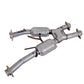 Fits 1979-1993 Mustang 5.0 Short Mid X Pipe W/ Cats For 1531/15310 Headers-1810 - X Pipe Car Part People