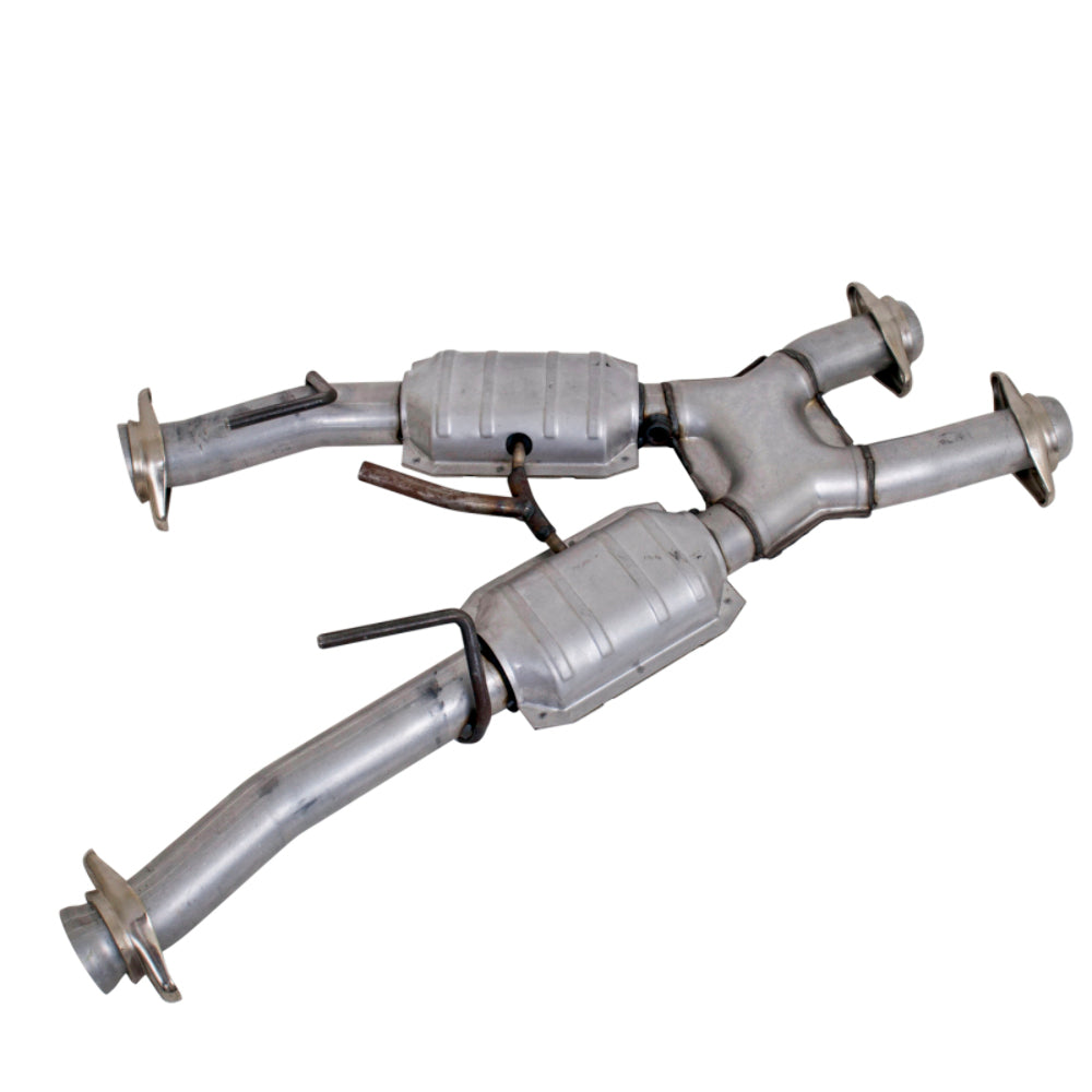 Fits 1979-1993 Mustang 5.0 Short Mid X Pipe W/ Cats For 1531/15310 Headers-1810 - X Pipe Car Part People