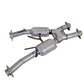 Fits 1979-1993 Mustang 5.0 Short Mid X Pipe W/ Cats For 1531/15310 Headers-1810 - X Pipe Car Part People