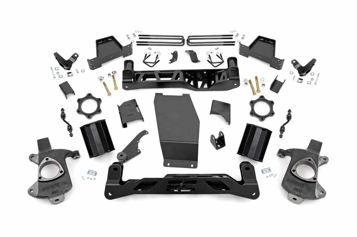 Fits GMC Sierra 1500 Denali 4WD (2014-2016) 7" Lift Kit; Magneride; Alum; 18102