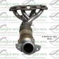 2002-2006 Nissan Sentra Catalytic Converter 18122