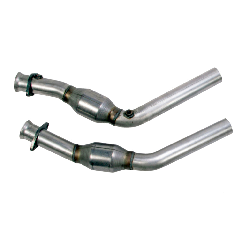 Fits 2011-2014 Ford Mustang V6 3.7L Full X Pipe With Catalytic Converters-1814 - Car Part People