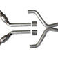 Fits 2011-2014 Ford Mustang V6 3.7L Full X Pipe With Catalytic Converters-1814 - Car Part People