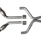 Fits 2011-2014 Ford Mustang V6 3.7L Full X Pipe With Catalytic Converters-1814