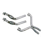 Fits 2011-2014 Ford Mustang V6 3.7L Full X Pipe With Catalytic Converters-1814