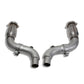 Fits 2015-2023 Ford Mustang GT 3" Short Mid Pipe With Catalytic Converters-1816 - Car Part People