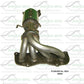 2004-2005 Toyota RAV4 Catalytic Converter 18220