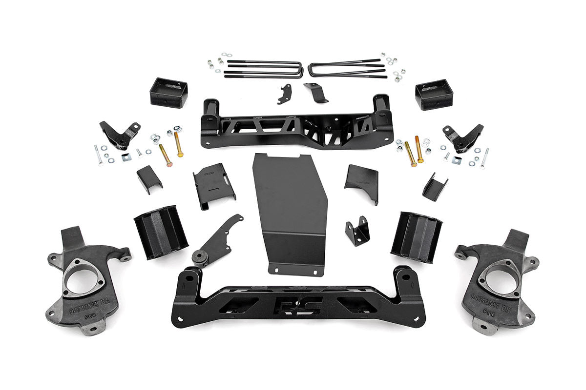Fits GMC Sierra 1500 Denali 4WD (14-18) 5" Lift Kit Magneride Cast Steel 18300