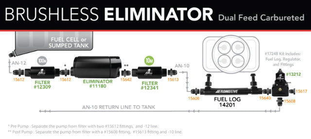 Aeromotive 18389 Brushless Eliminator In-Tank Fuel Pump with VSC