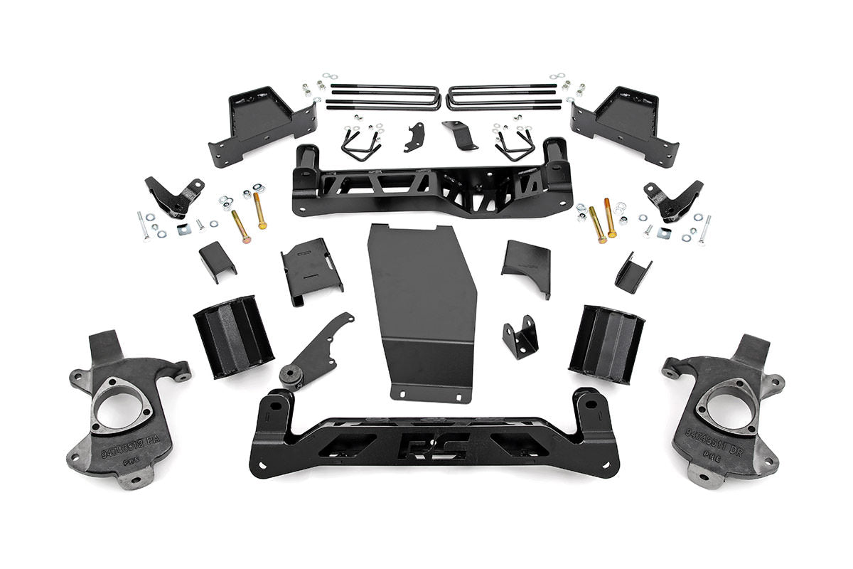 Fits GMC Sierra 1500 Denali 4WD (14-18) 6" Lift Kit Magneride Cast Steel 18400