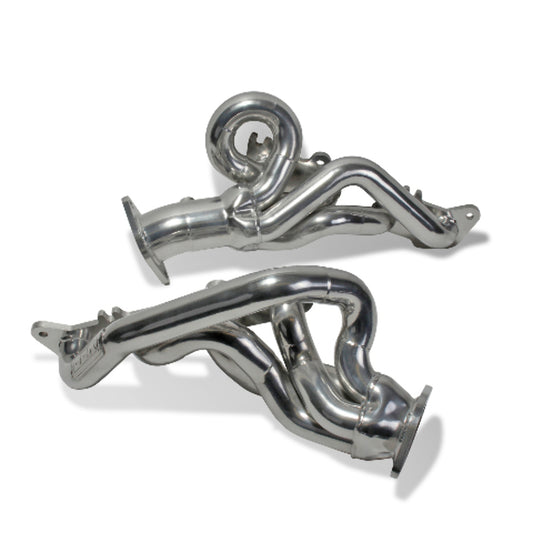 Fits 2015-2017 Mustang 5.0 GT 1-3/4 Tuned Length Shorty Headers-Silver-18480 - Car Part People