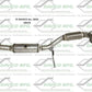 2012-2016 Volvo S60 Catalytic Converter 18533