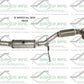 2012-2016 Volvo S60 Catalytic Converter 18533