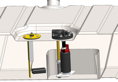 Fuel Tank Fuel System Vehicle Specific Fit Aeromotive 18699-BGPL